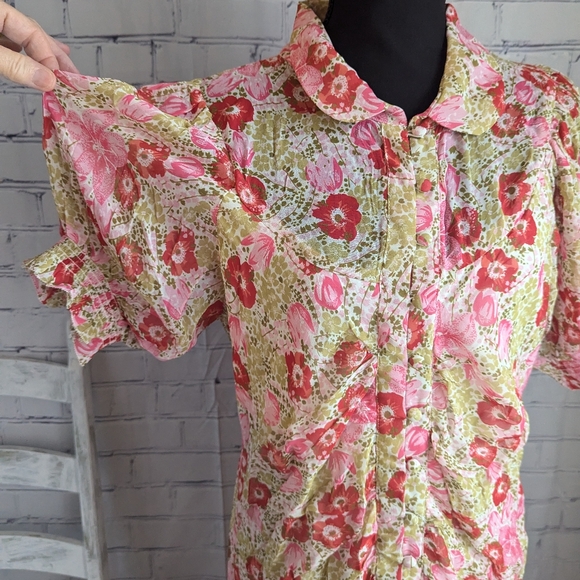 Anthropologie NWT mesh shirt dress - Picture 9 of 16